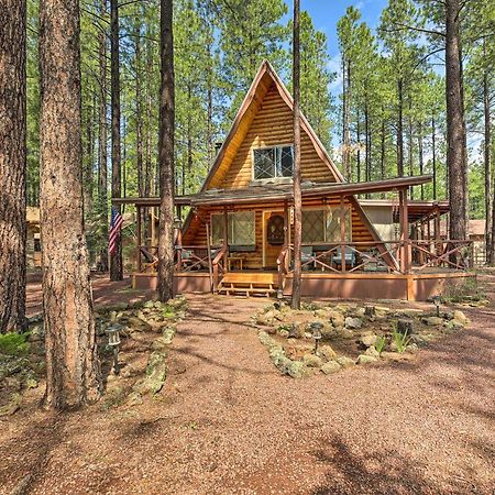 Willa A-Frame Pinetop Lakeside Cabin Under The Pines! Zewnętrze zdjęcie