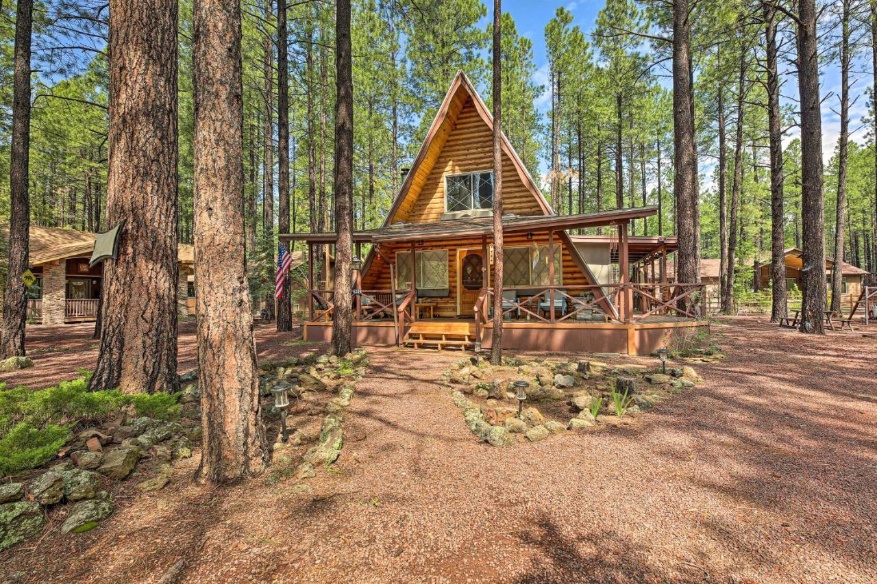 Willa A-Frame Pinetop Lakeside Cabin Under The Pines! Zewnętrze zdjęcie