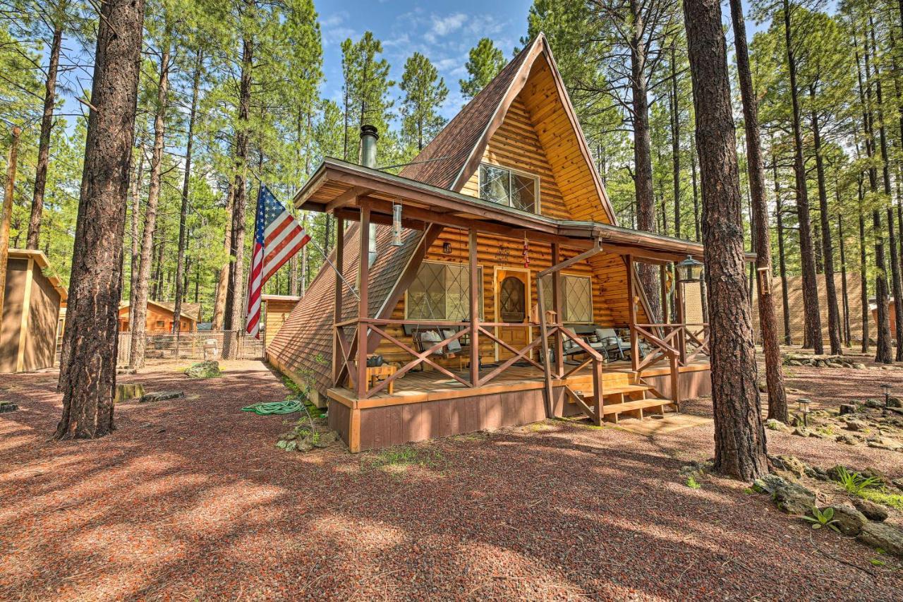 Willa A-Frame Pinetop Lakeside Cabin Under The Pines! Zewnętrze zdjęcie