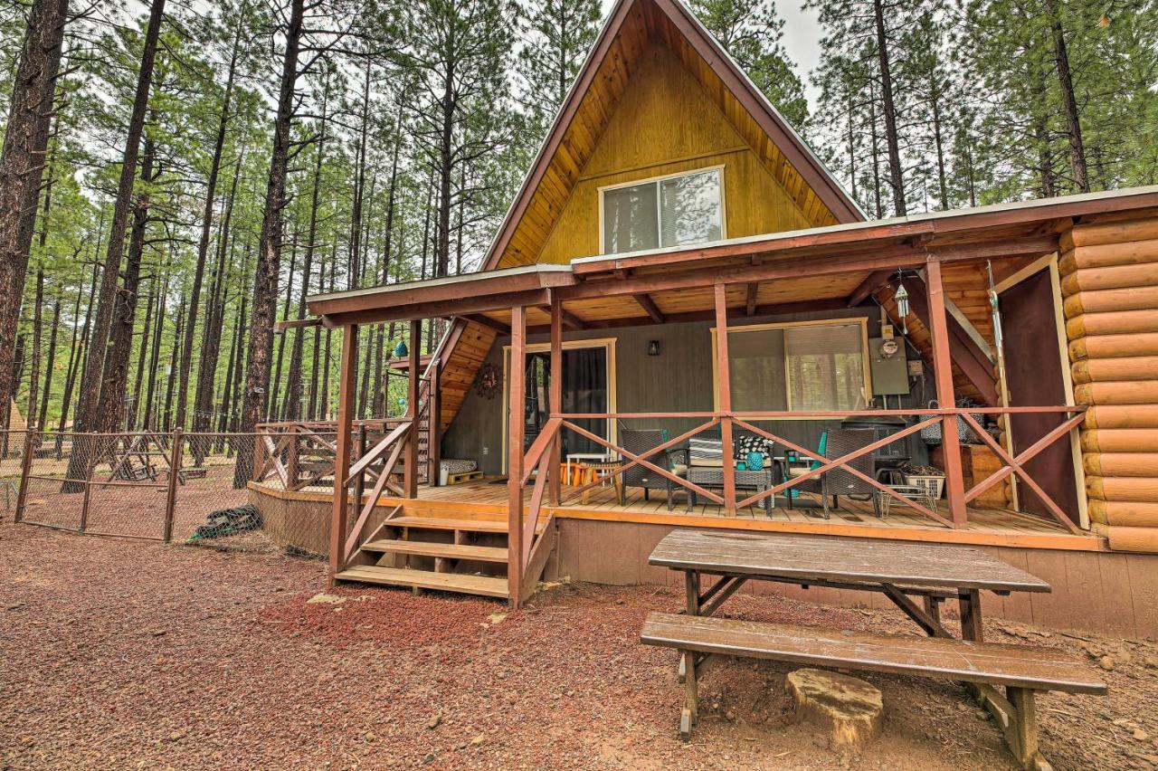 Willa A-Frame Pinetop Lakeside Cabin Under The Pines! Zewnętrze zdjęcie